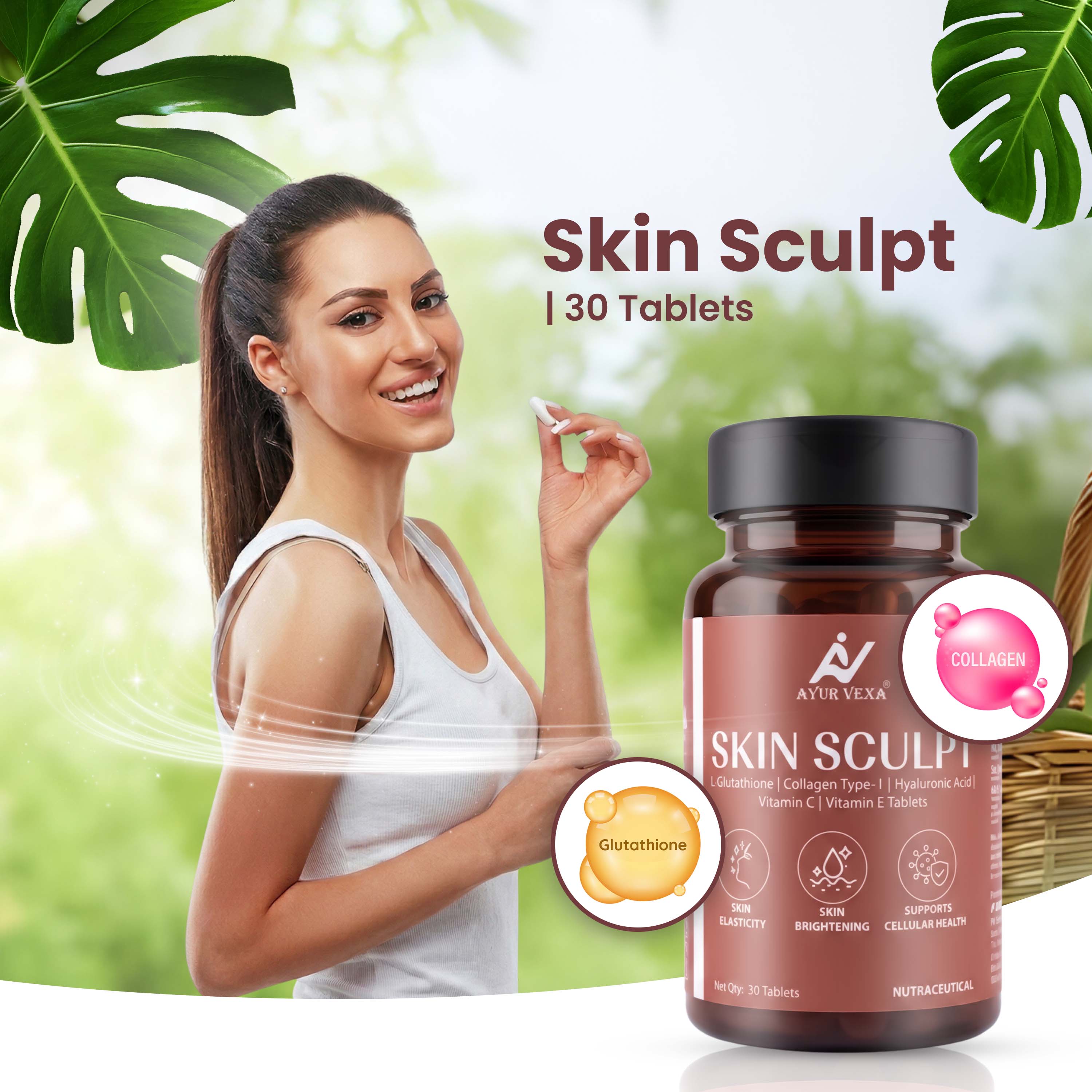 Ayurvexa Skin Sculpt – Skin Radiance Supplement - image 3