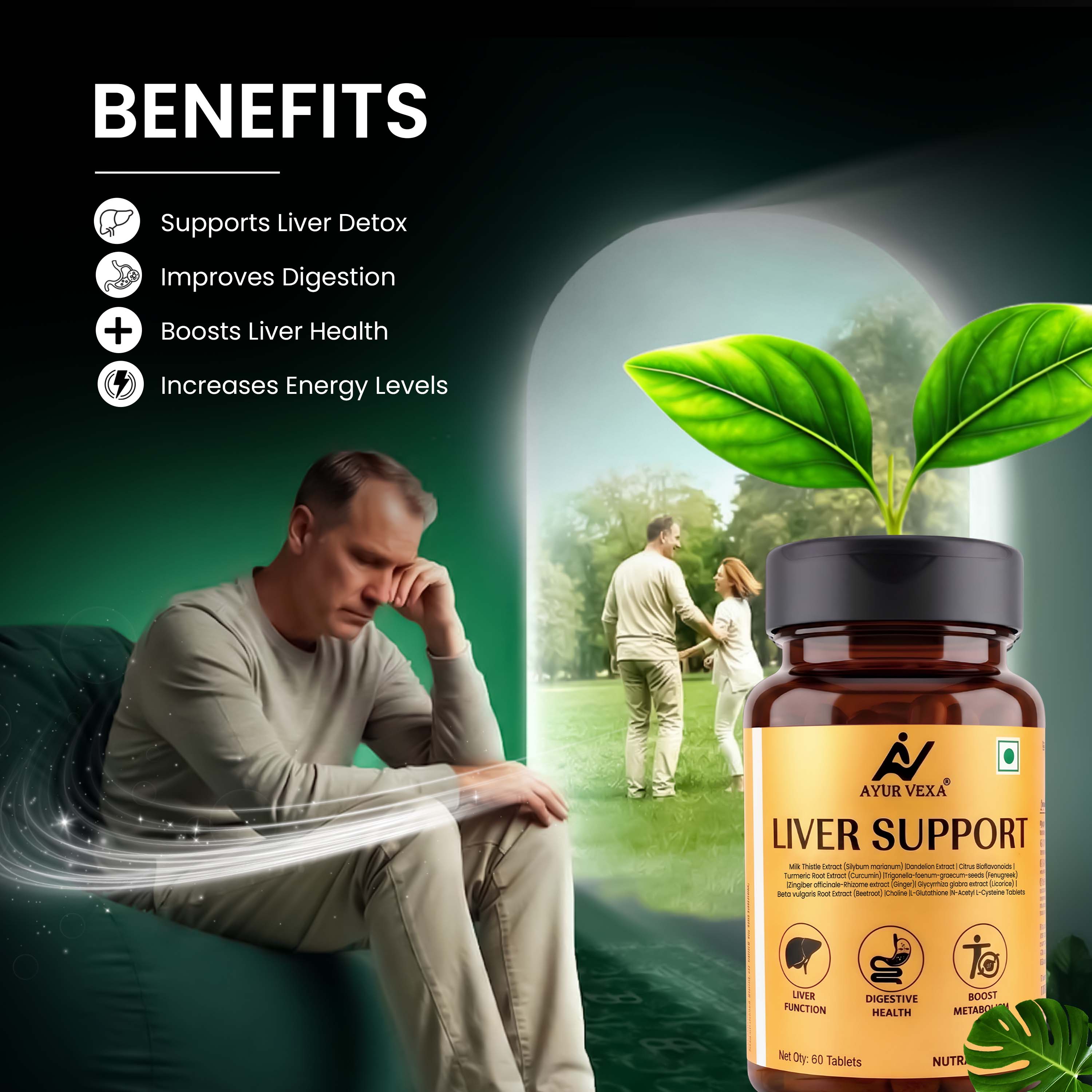 Ayurvexa Liver Support – Advanced Liver Detox Supplement - image 3