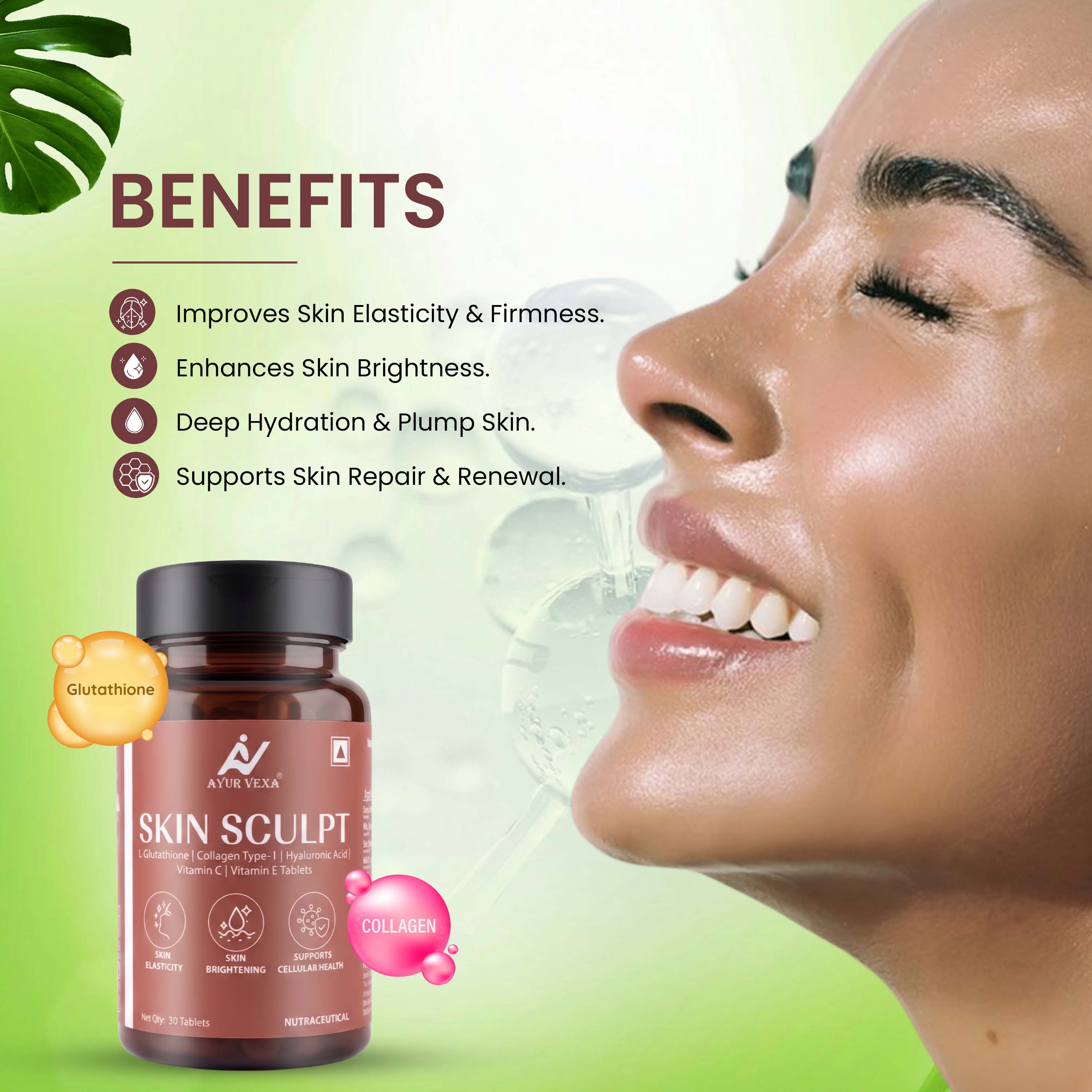 Ayurvexa Skin Sculpt – Skin Radiance Supplement - image 4