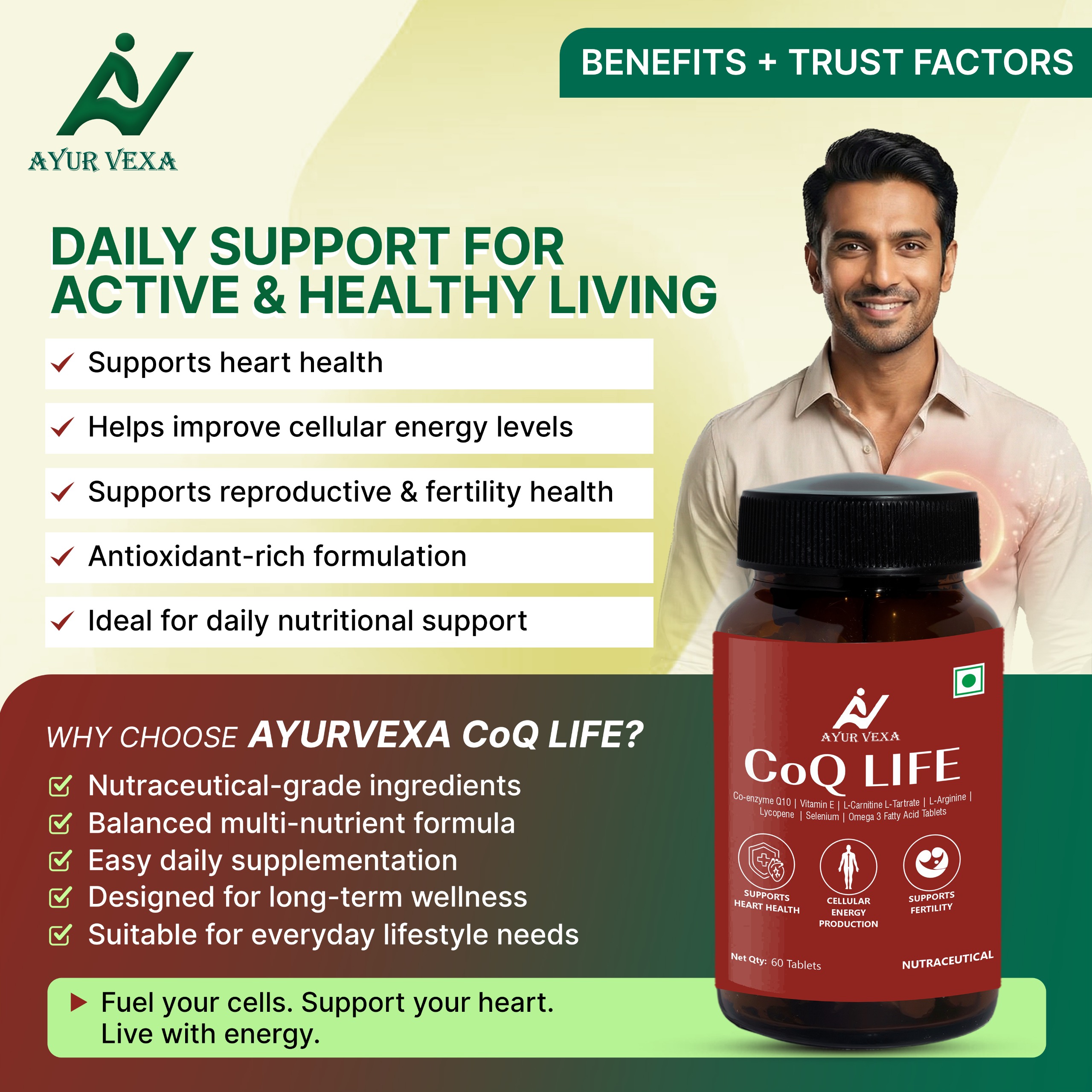 CoQ10Life – CoQ10 Tablets for Heart Health